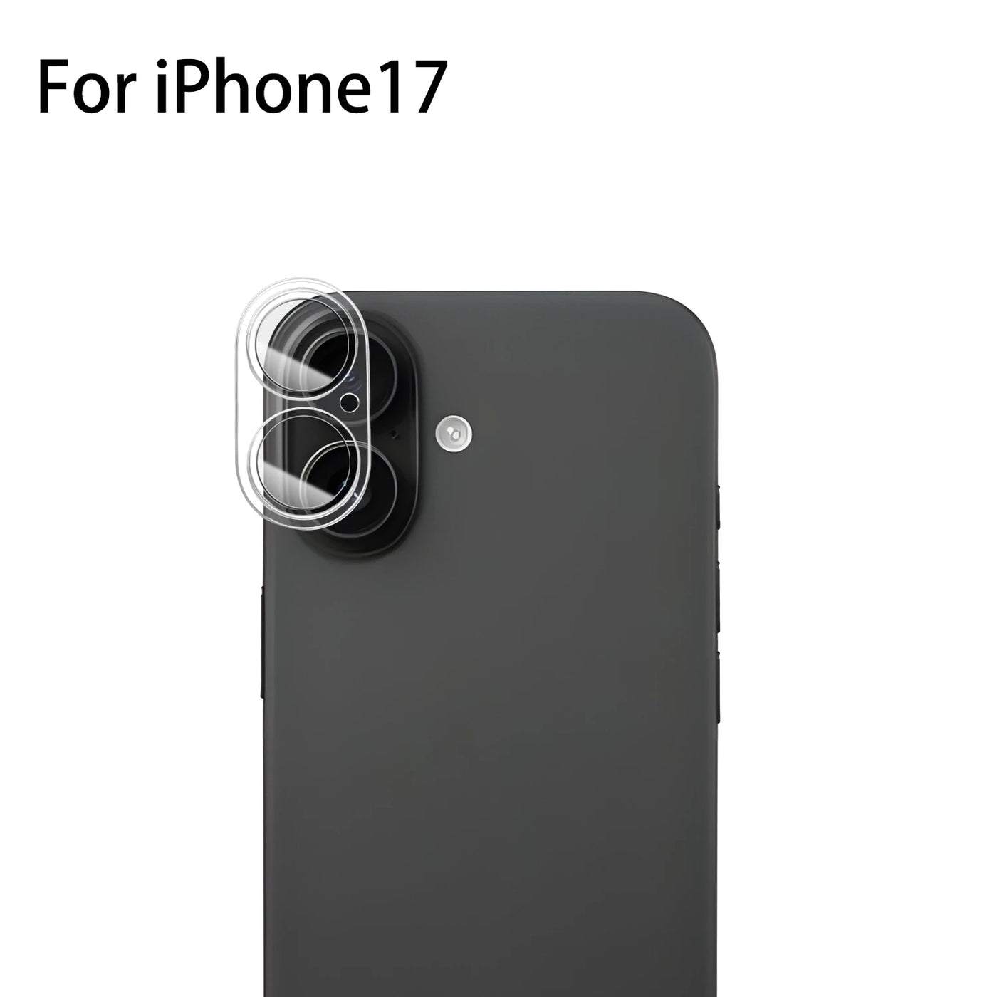 CrystalClear 17PM Full Lens Cover (1–5 Sets) – Tempered Glass Camera Film for iPhone 17/17 Air/17 Pro/17 Pro Max