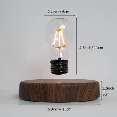 AirSpin Floating Bulb – Levitating LED Night Light Ideal for Creative Gifts