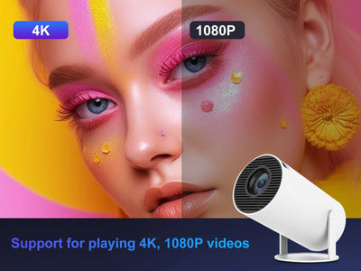 Magcubic HY300 Pro HD Projector – Super Bright 290ANSI, WiFi Mirroring & A3100 Chip for Next-Level Home Entertainment