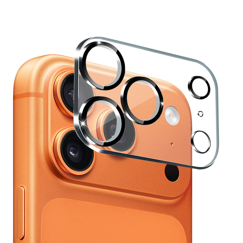 CrystalClear 17PM Full Lens Cover (1–5 Sets) – Tempered Glass Camera Film for iPhone 17/17 Air/17 Pro/17 Pro Max